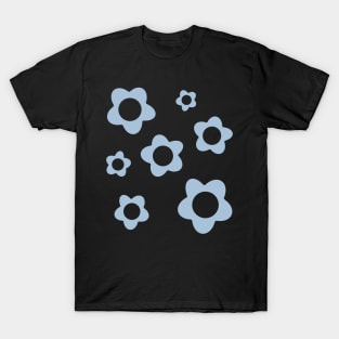 pack flowers aesthetic blue T-Shirt